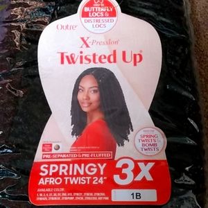 Springy afro twist 24", 3x